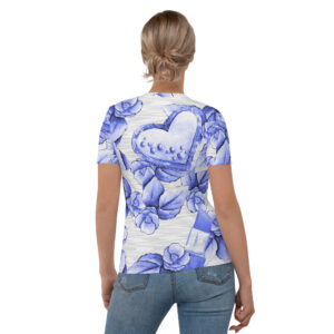 Blue Floral Shirt