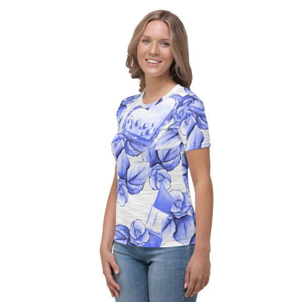 Blue Floral Shirt