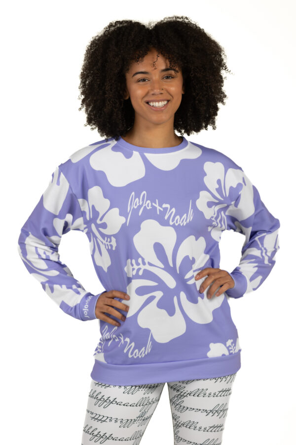 Sublime Lavender Floral Sweater - Image 5