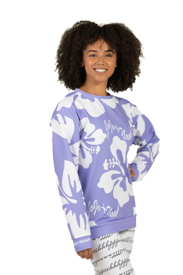 Sublime Lavender Floral Sweater - Image 11