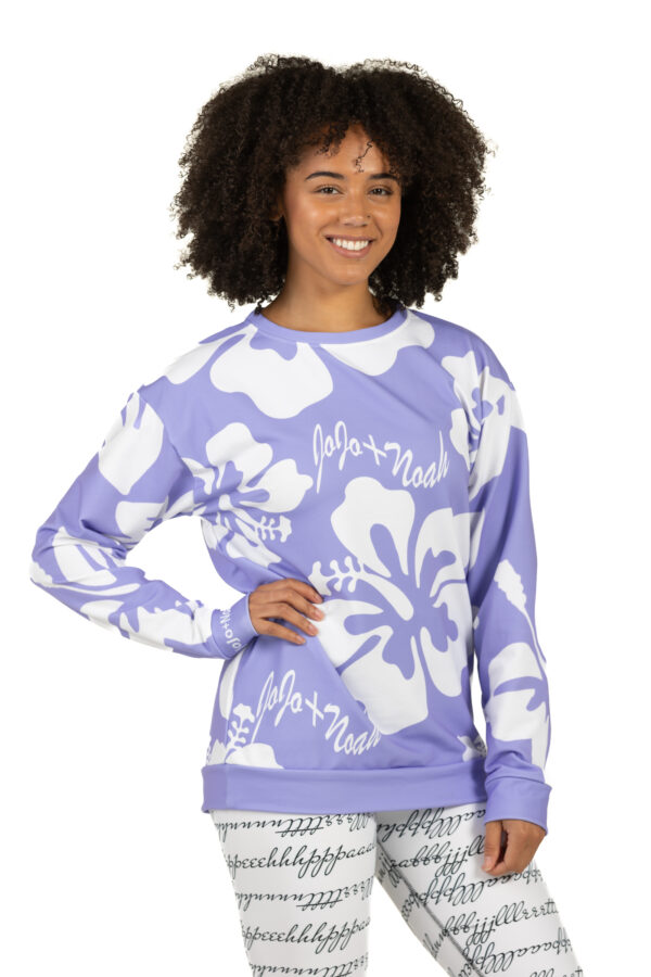 Sublime Lavender Floral Sweater - Image 12