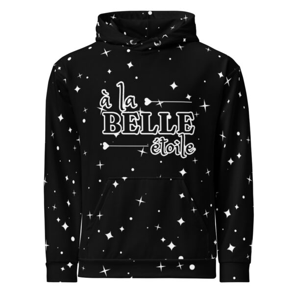 Super Hip Black Unisex Hoodie - Image 6