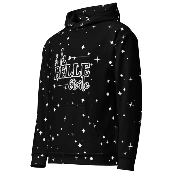 Super Hip Black Unisex Hoodie - Image 5