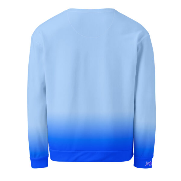 Cool Ombre Blue Sweatshirt - Image 3