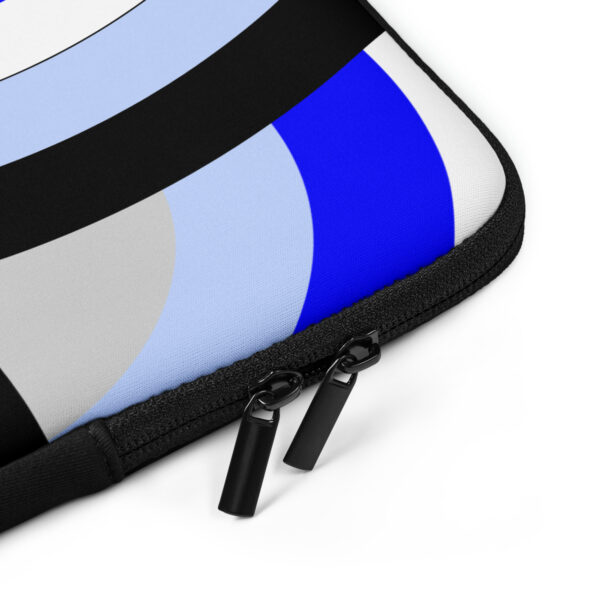 Fun & Fabulous Blue Laptop Sleeve - Image 6